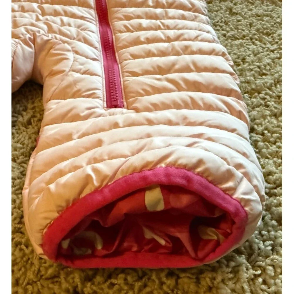 Columbia Infant Powder Lite II Reversible Bunting Snowsuit Girl's 6-12 Mo Pink
